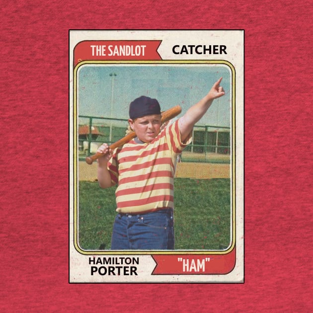 The Sandlot Ham Porter Baseball Card by Bigfinz